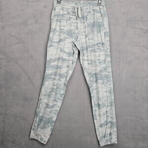 Athleta Tie Dye Jogger Pants Blue Gray Lounge Activewear XS